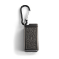 Mini portable metal ashtray with key chain travel cigar ashtray